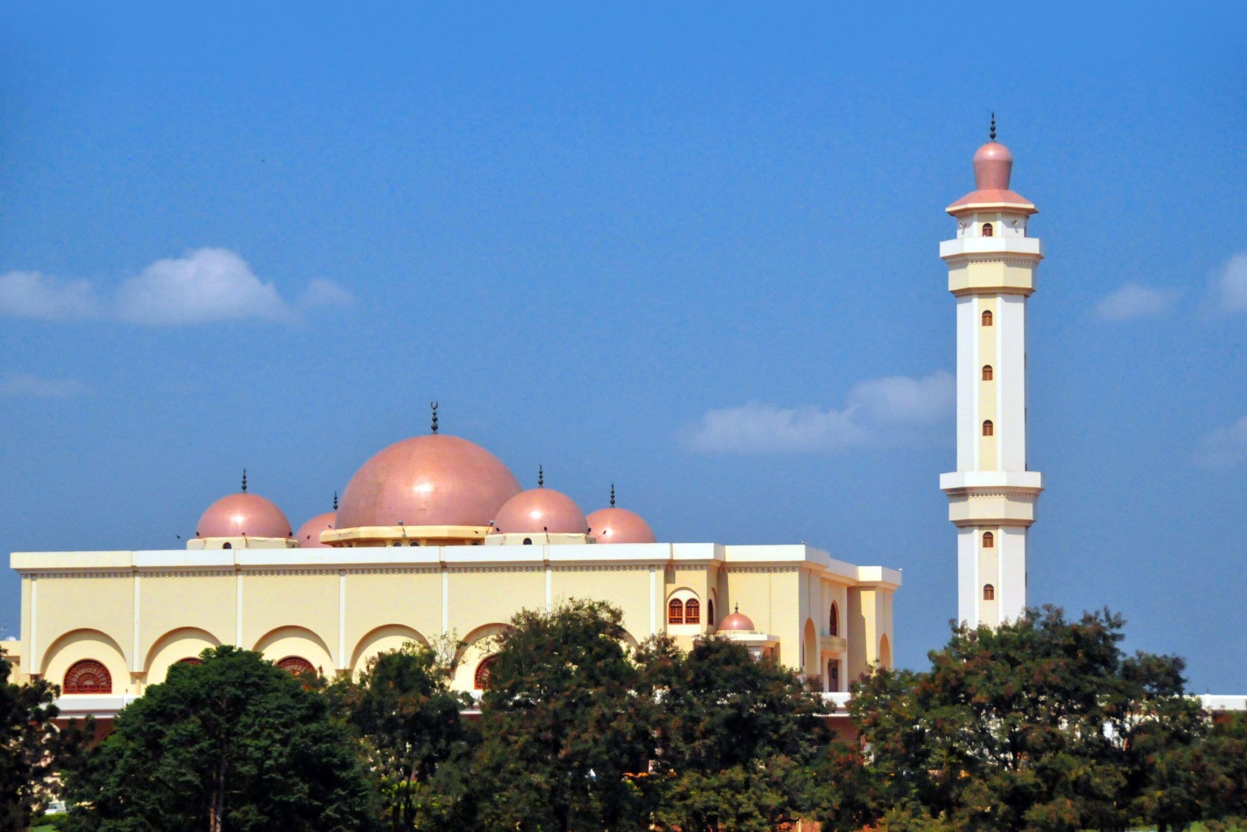 Die Gaddafi National-Moschee in Kampala