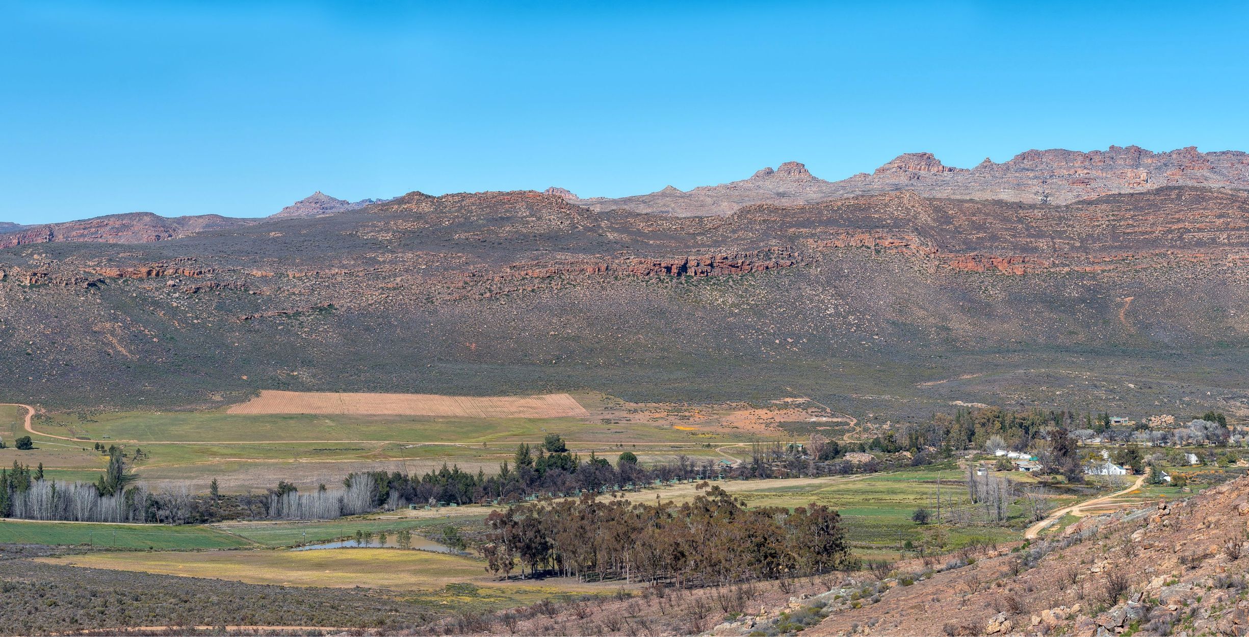 Fahrt von Paternoster zu den Cerderberg Mountains