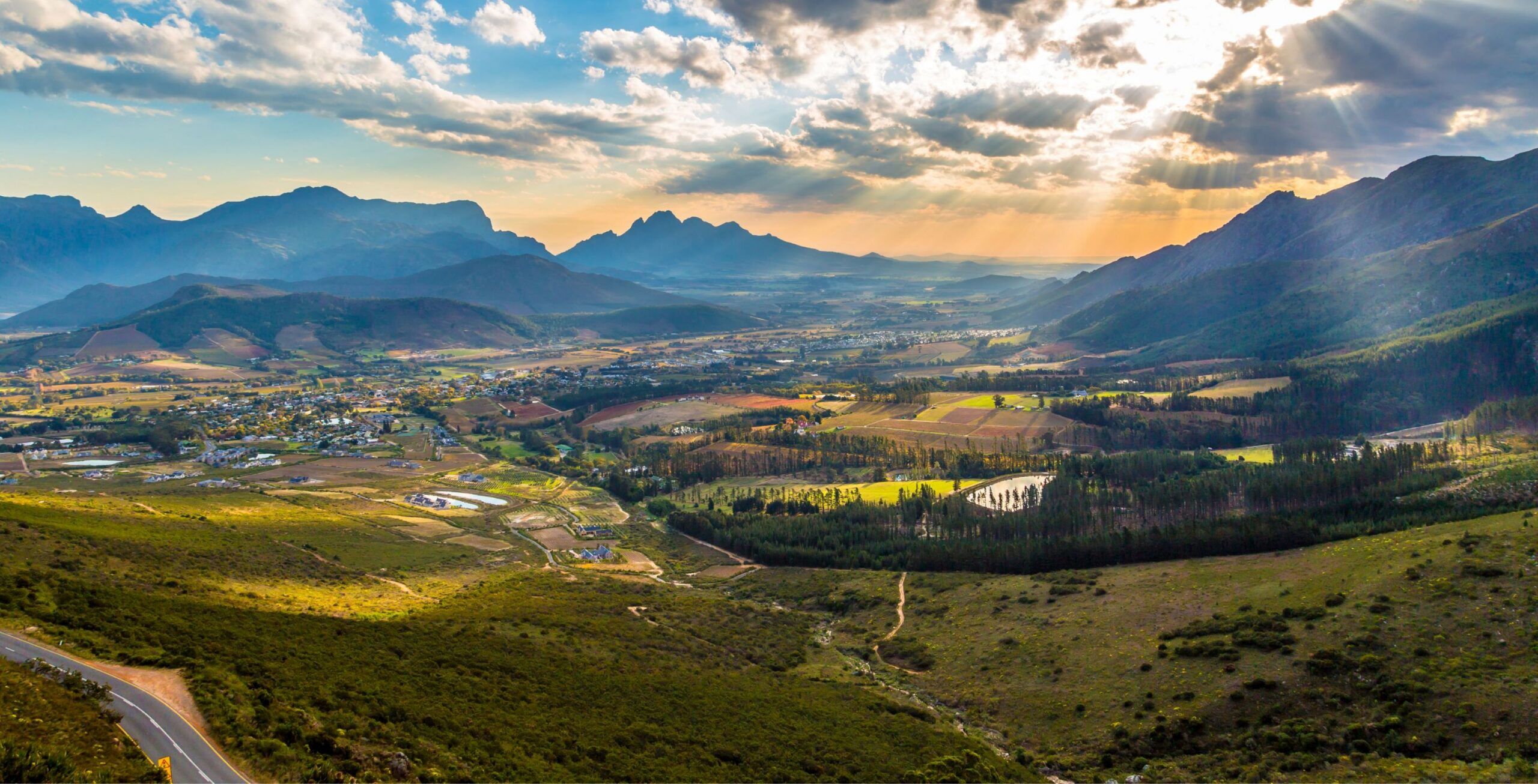 Fahrt von Hermanus nach Franschhoek