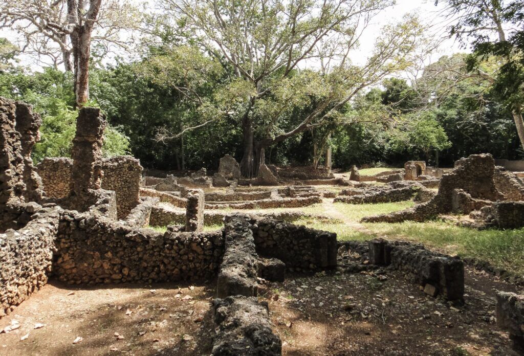 Gede-Ruinen auf Malindi in Kenia