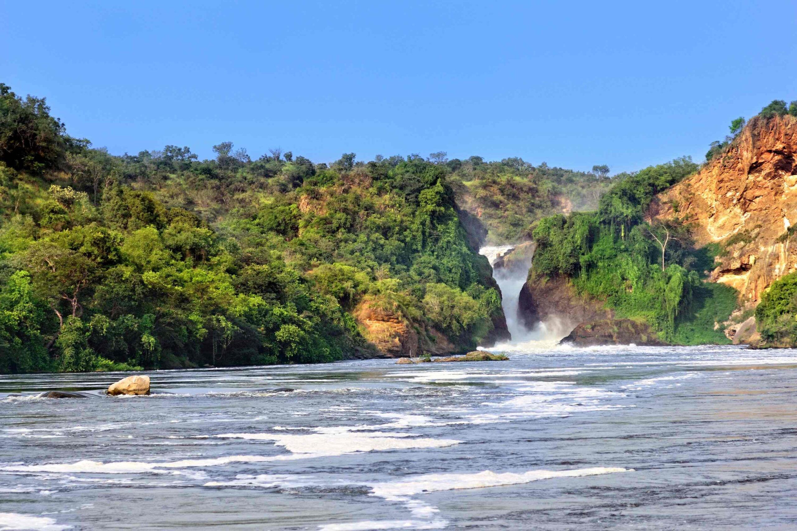 Bootsafari zu den Murchison Falls